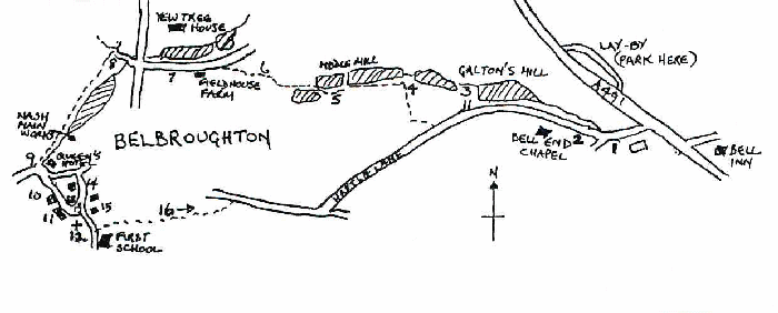 Map of Walk 5
