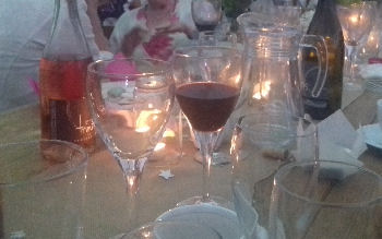 Image of drinks on a table