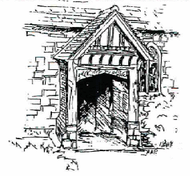 The Porch of St. Kenelms Church